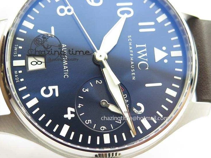 MIROTIME 0302 EasyCare Big Pilot Real PR IW500916 2016 “Le Petit Prince” ZF Best Edition On Brown Leather Strap A 7292